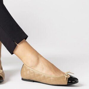 Belle Quilted Ballerina Flat (Women)